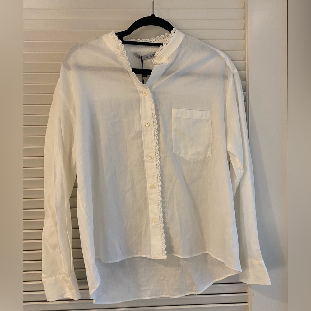 ZARA - White Button Down